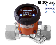 duk-durchfluss.png: Ultrasonic Flow Meter with IO-Link - Inline - DUK