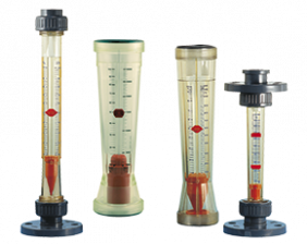 ksm-durchfluss.png: Przepływomierz -/sygnalizator plastikowy KSM