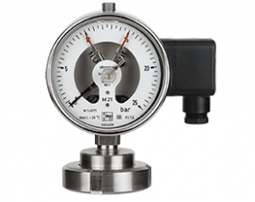 man-rf-m21-drm-602-druck.png: Contact Pressure Gauge with Membrane Diaphragm Seal DIN11851 MAN-RF...M21...DRM-602