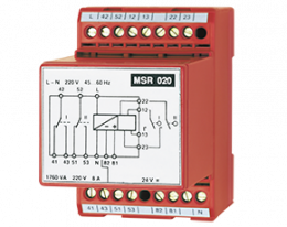 msr-020-zubehoer.png: Relè amplificatore di contatti ad impulso MSR