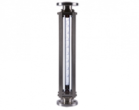 urk-durchfluss.png: Variable Area Flow Meter - Glass Cone - Fixed Flange URK